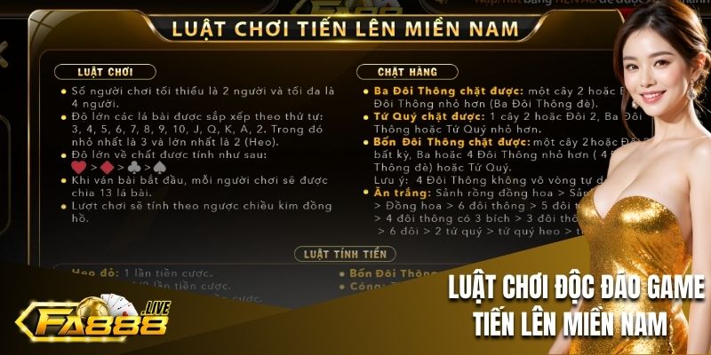 Tìm hiểu luật chơi Tiến lên miền Nam độc đáo tại FA88